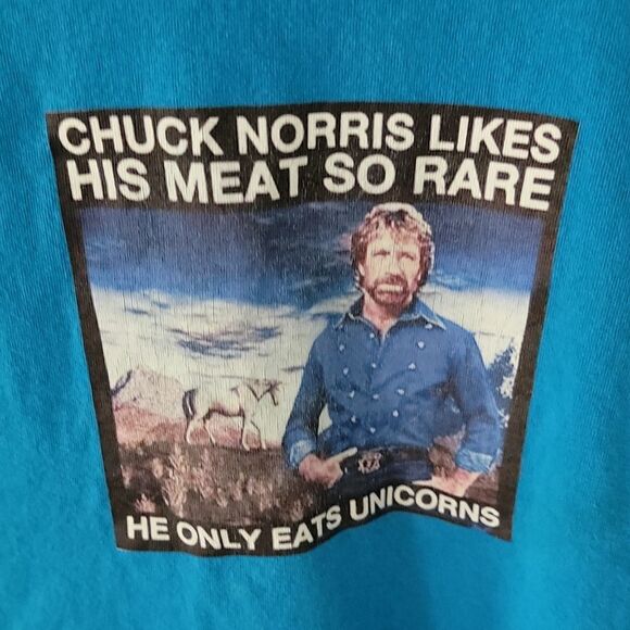Vintage Chuck Norris Tshirt Size Medium - Picture 3 of 4
